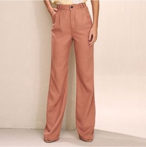 Calça wide leg collor 38 a 44
