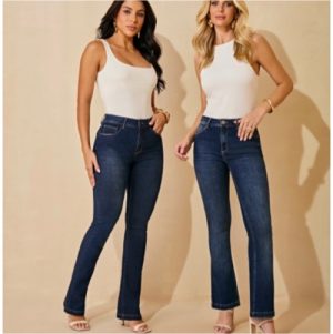 Calça jeans flare petit 38 40 42