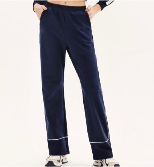 Calça moletom marinho P G castanho M